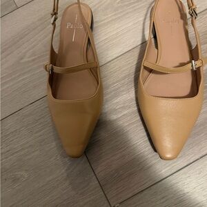 Linea Paolo Celeste Slingback Pointed Toe Flat (Women)